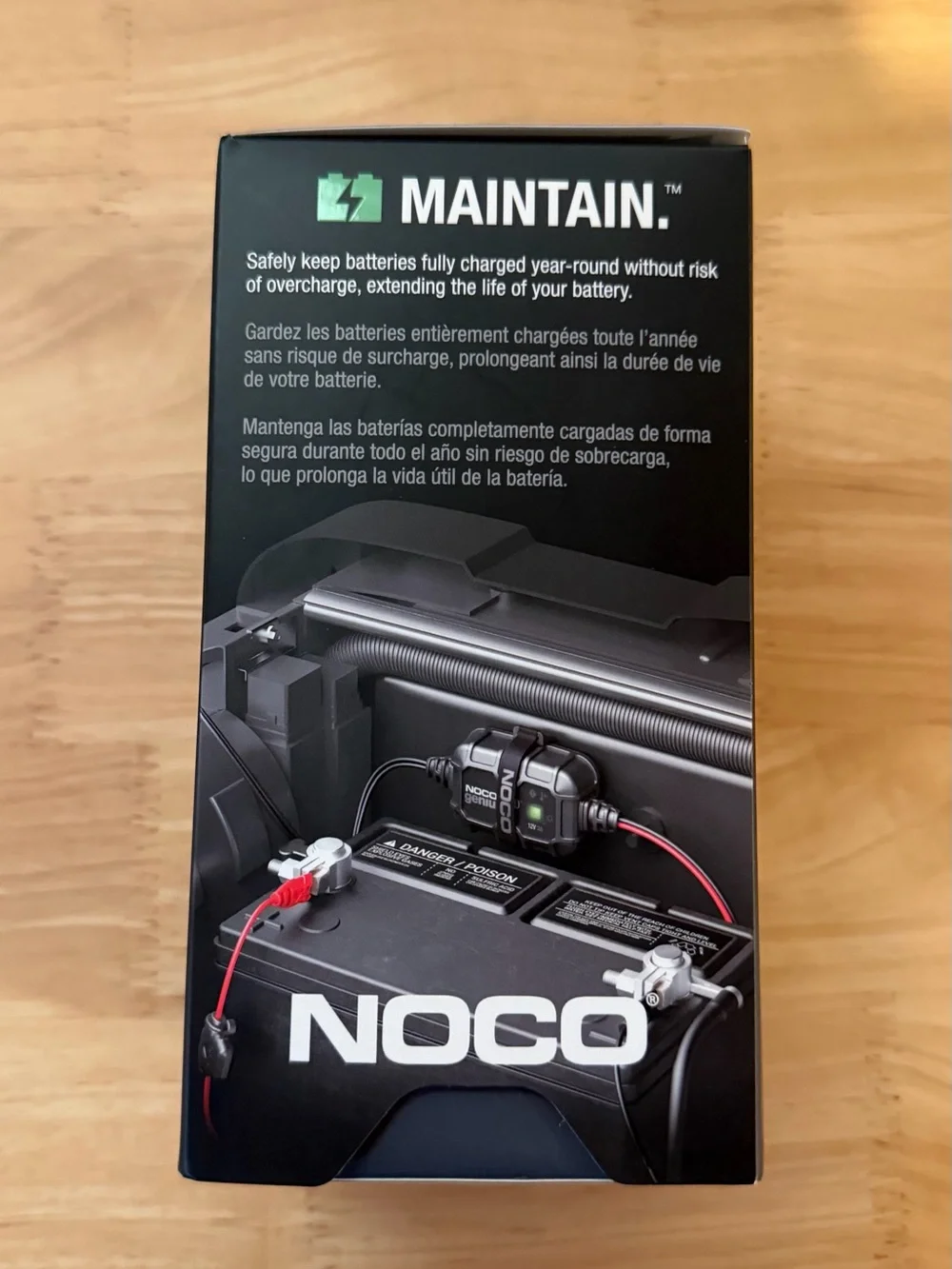 Genius 2D 12V 2A Black Battery Charger & Maintainer